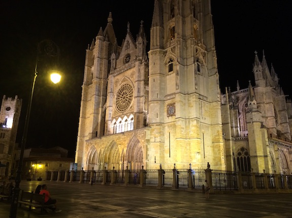 Kathedraal in Leon, Spanje
