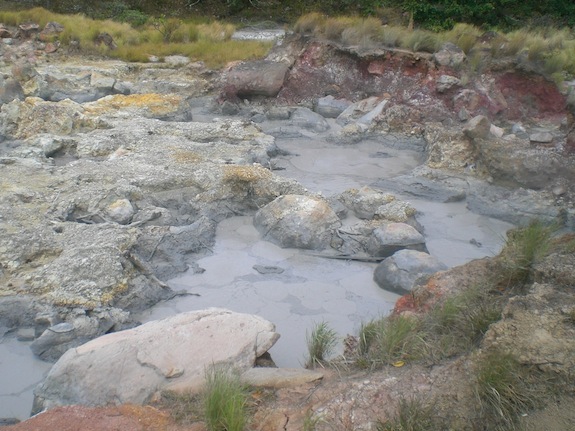 Fumaroles in Nationaal Park Rincon de la Vieja