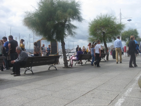 Paseo de Pereda en binnenhaven Santander