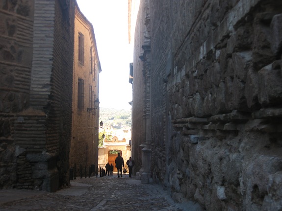 Steegje in oude centrum Toledo